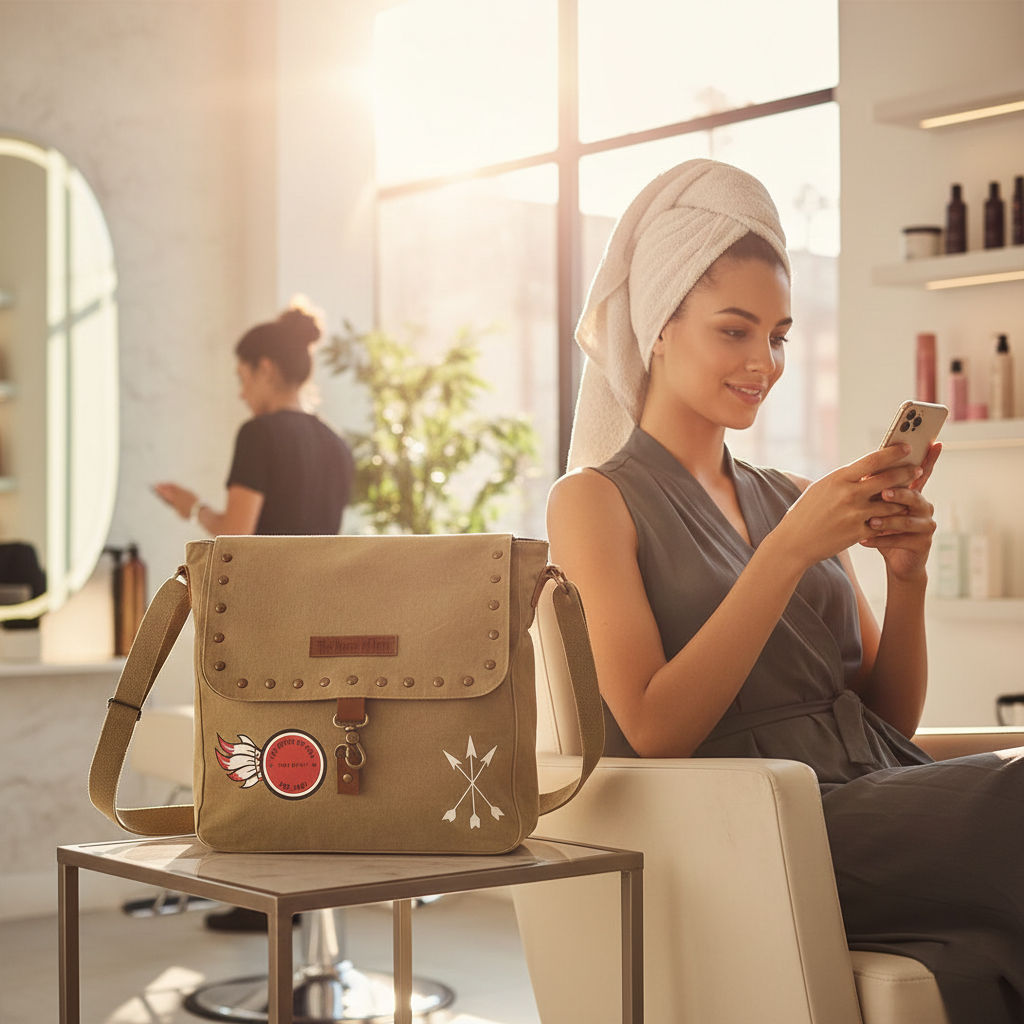 Beige Unisex Messenger Bag for Stylish Commuting 189